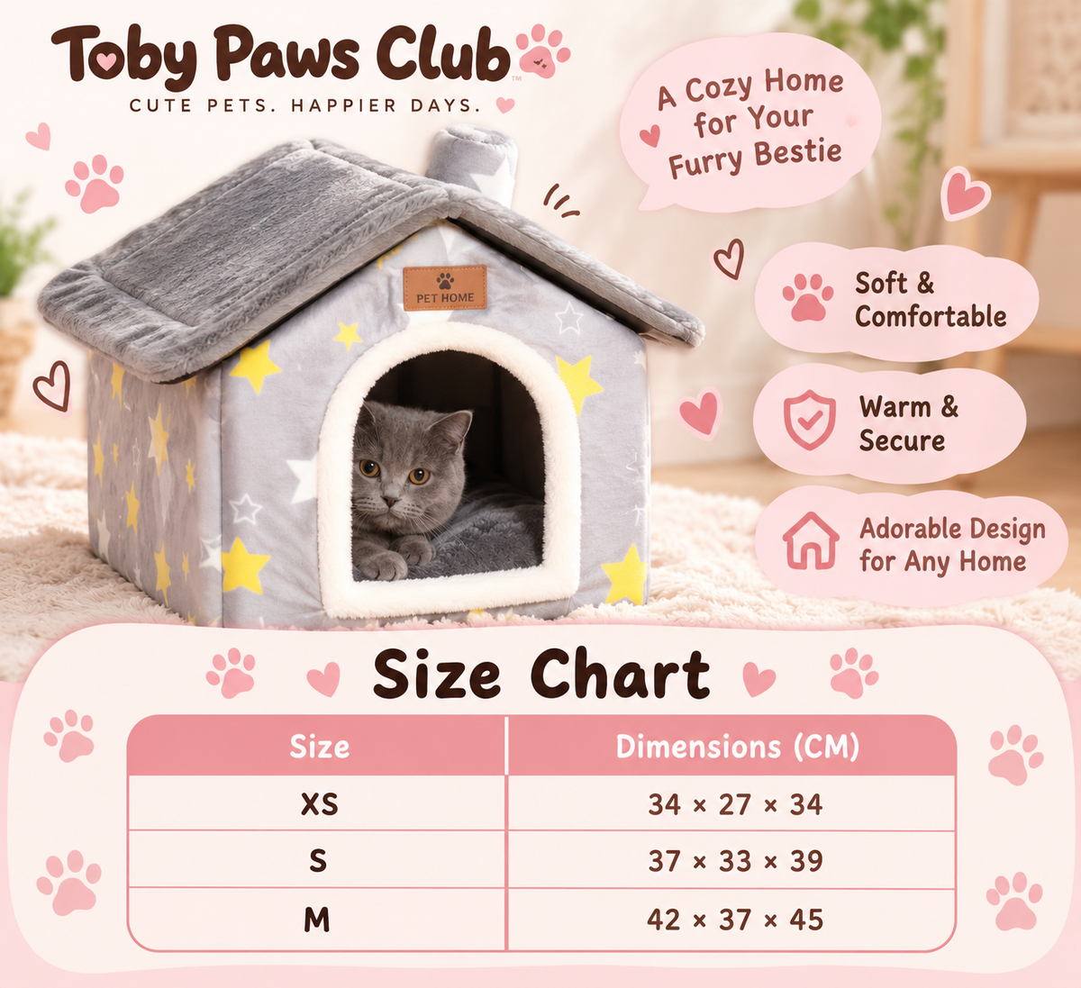 Cozy House Bed