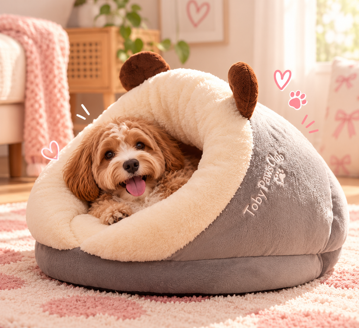Snuggle Slipper Pet Bed