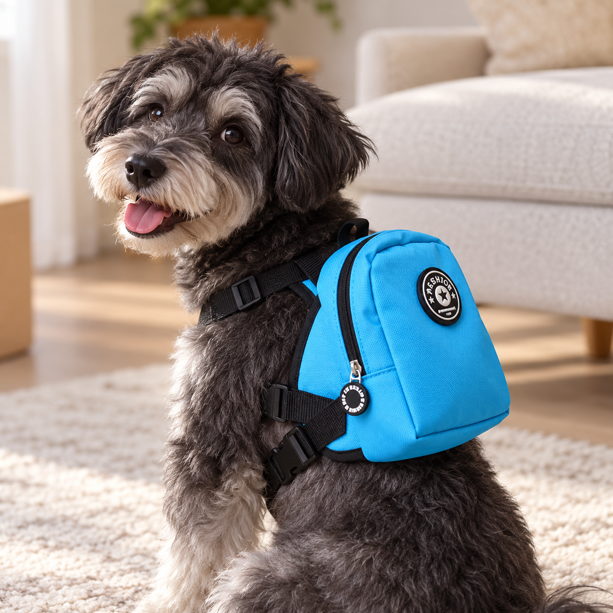 Mini Dog Backpack Harness