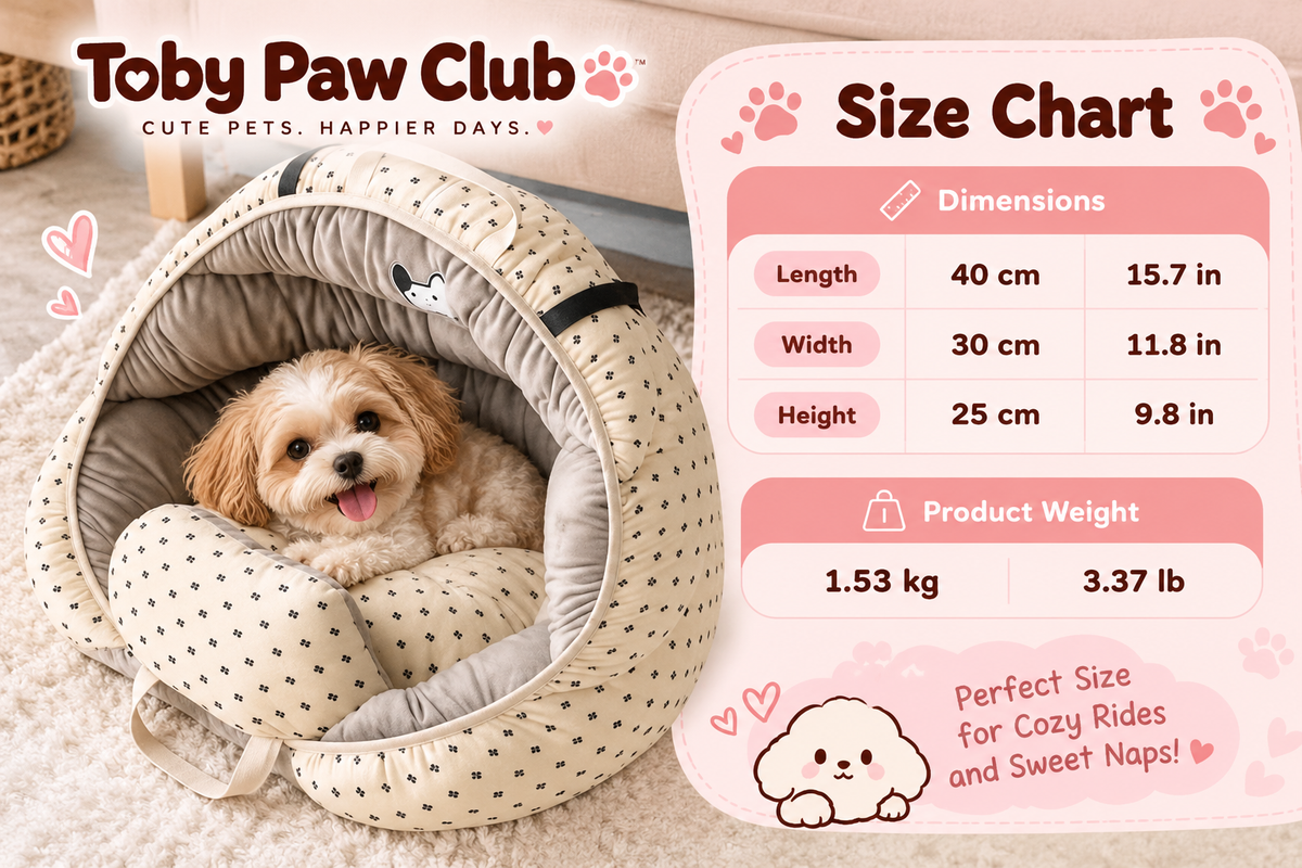 Pet Car Seat Plush Bed