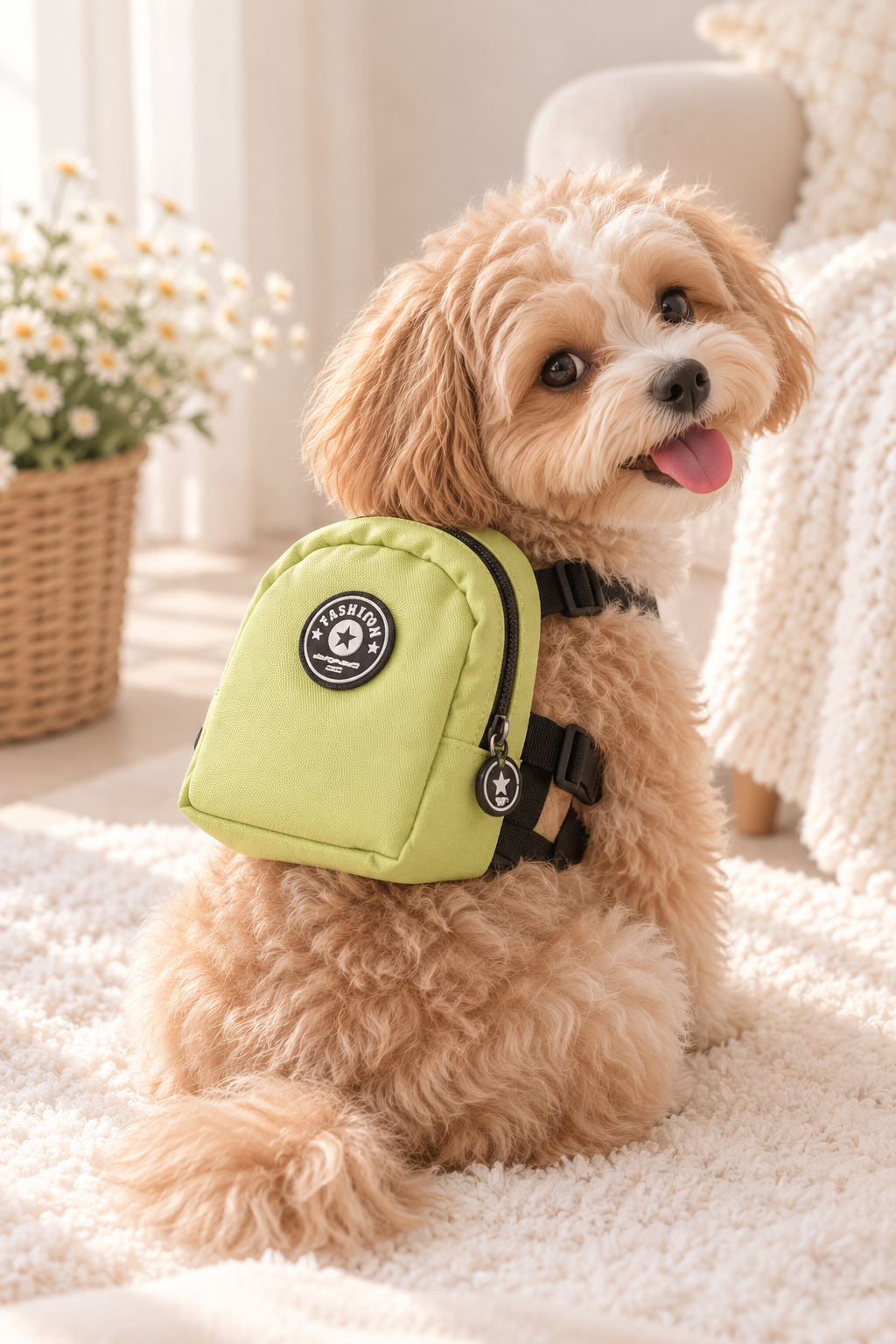 Mini Dog Backpack Harness