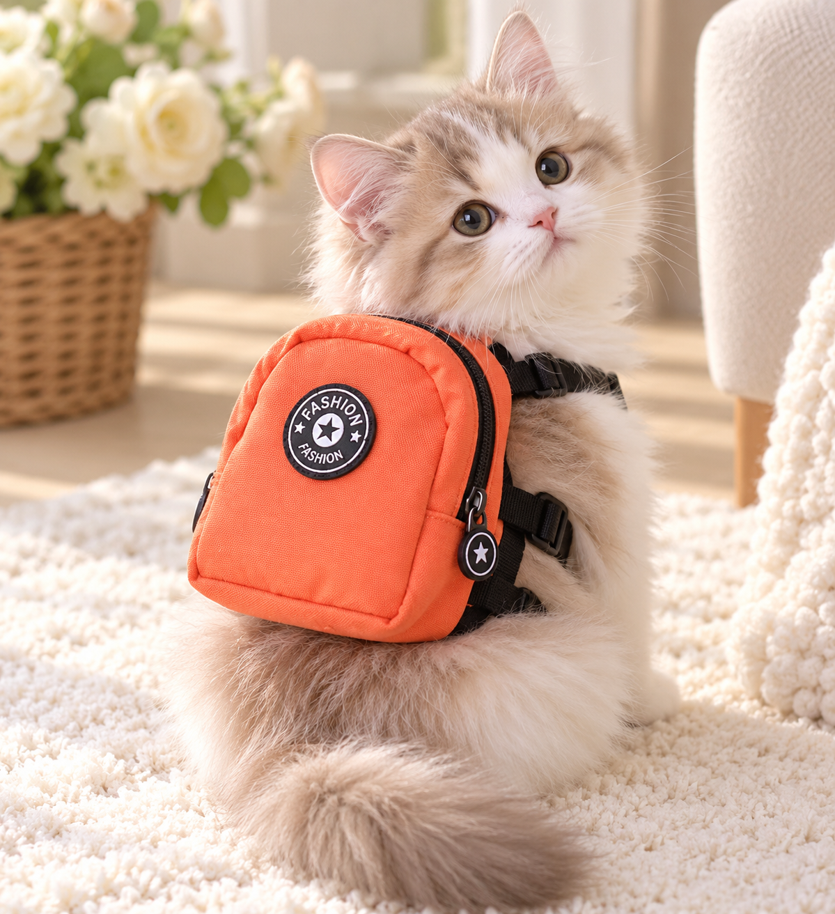 Mini Dog Backpack Harness