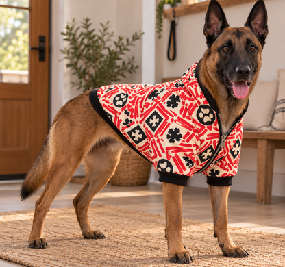Paw Print Zip Hoodie